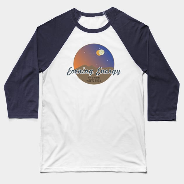 evening energy Baseball T-Shirt by rootrider88